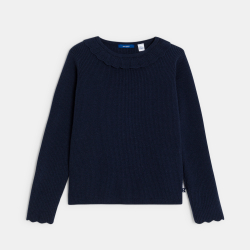 كنزة باللون الأزرق للفتيات